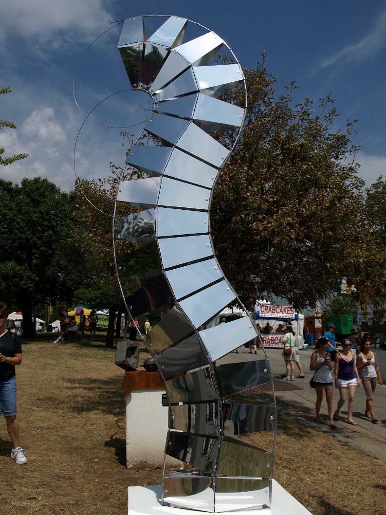 Variable Column in Mirror, Rotundate by Karen Lemmert Variable Column in Mirror, Rotundate by Karen Lemmert