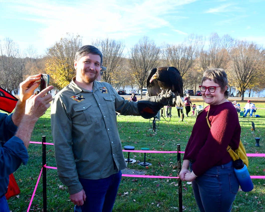 Smiles and a Yellow-Headed Vulture