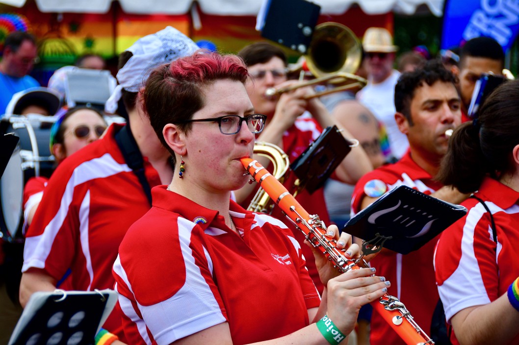 Clarinetist of DC Different Drummers