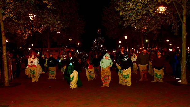 Naughty Sack Race