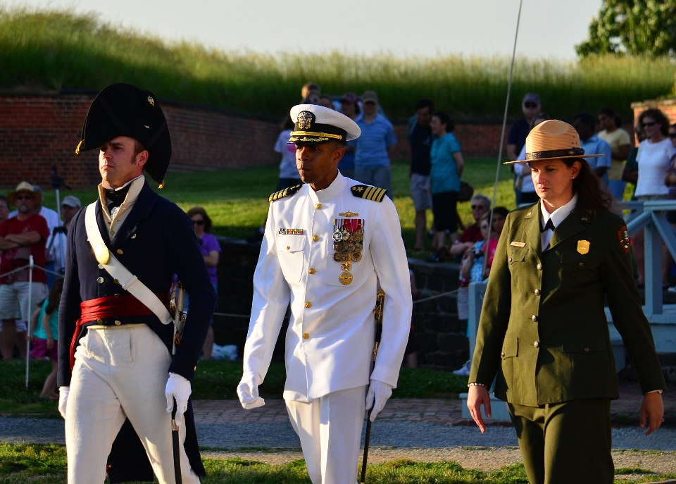 Escorting the Officer