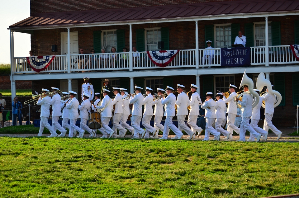 Navy Band Marching In