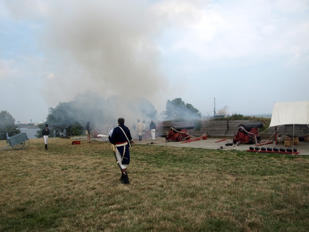 High Cloud of Smoke After the Second Shot High Cloud of Smoke After the Second Shot