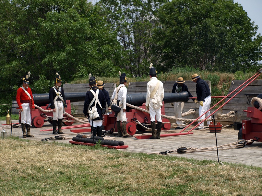 Worming the Bore of the 18 Pounder Worming the Bore of the 18 Pounder