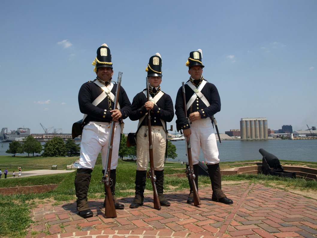 War of 1812 Artillerymen Posing Between Shifts War of 1812 Artillerymen Posing Between Shifts