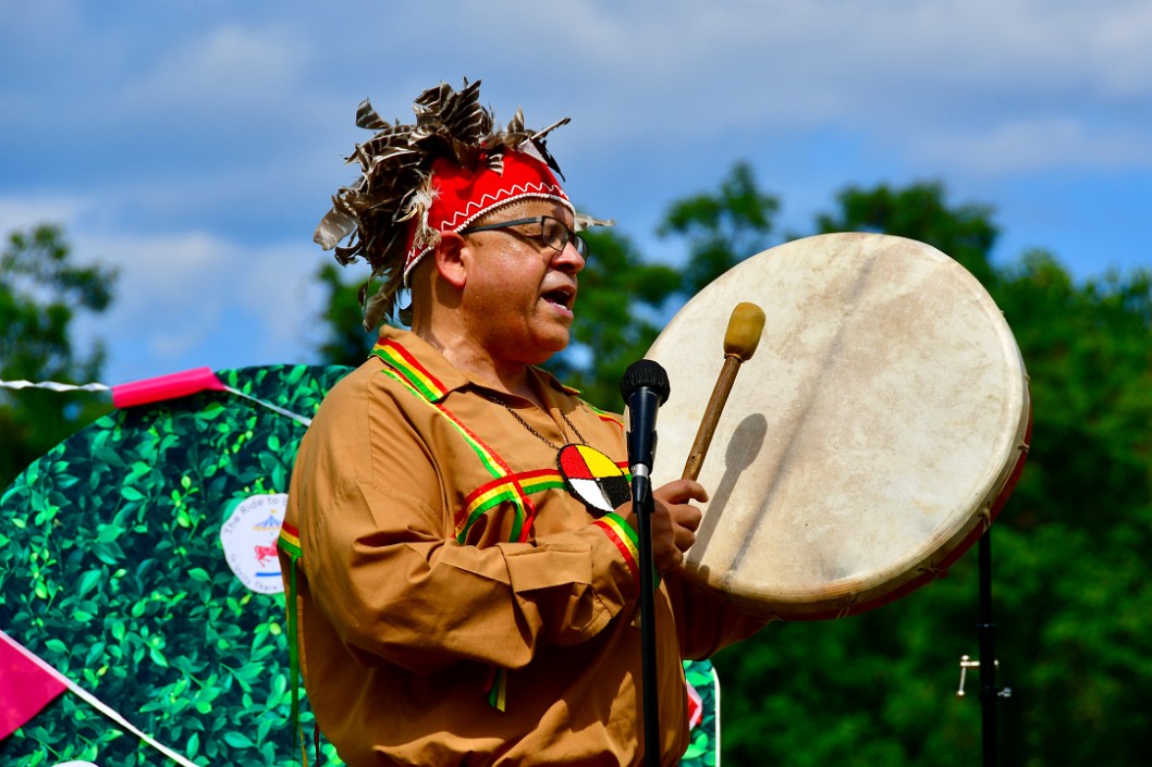 Singing and Drumming 1