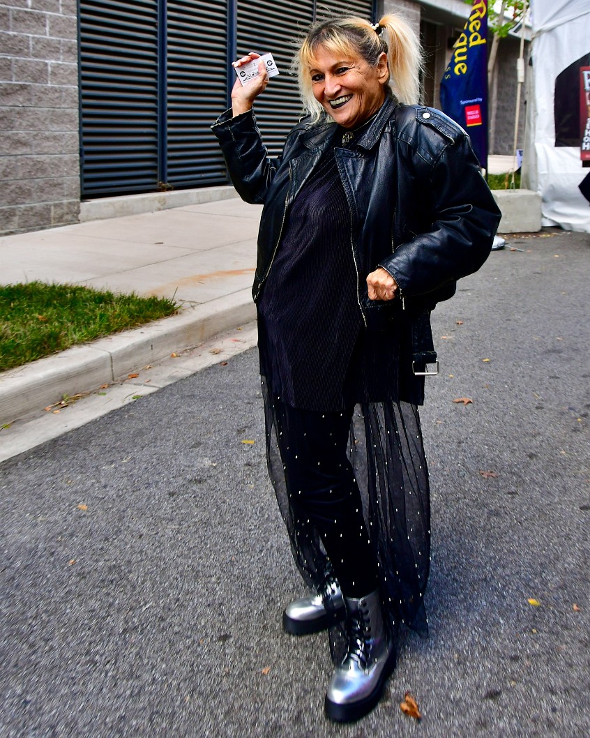 Excellent Silver Boots and Gorgeous Smile