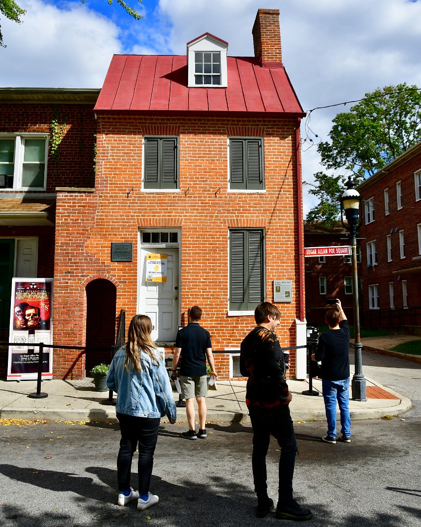 In Front of the Poe House