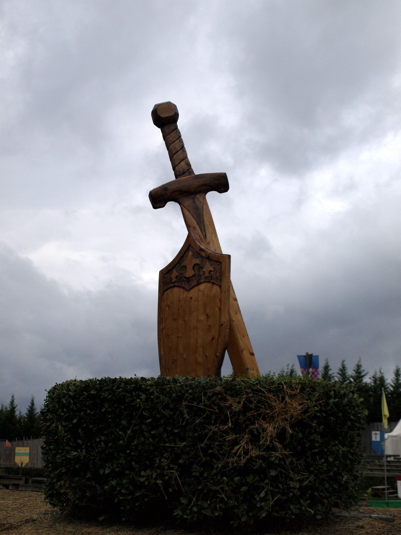 Sword and Shield Outside of the Jousting Field Sword and Shield Outside of the Jousting Field