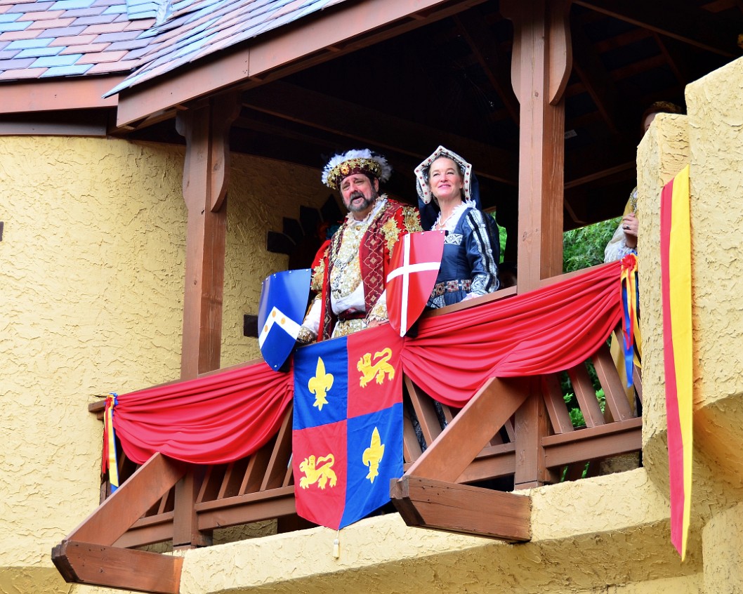 The King and Queen Welcoming Everyone