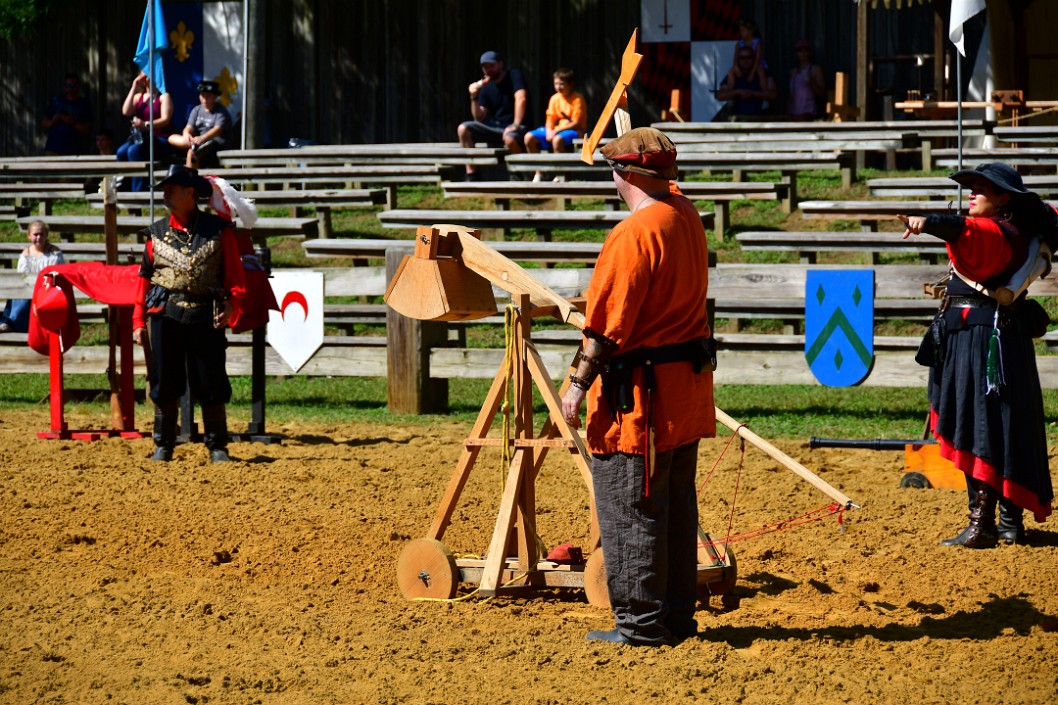 A Trebuchet and a Point