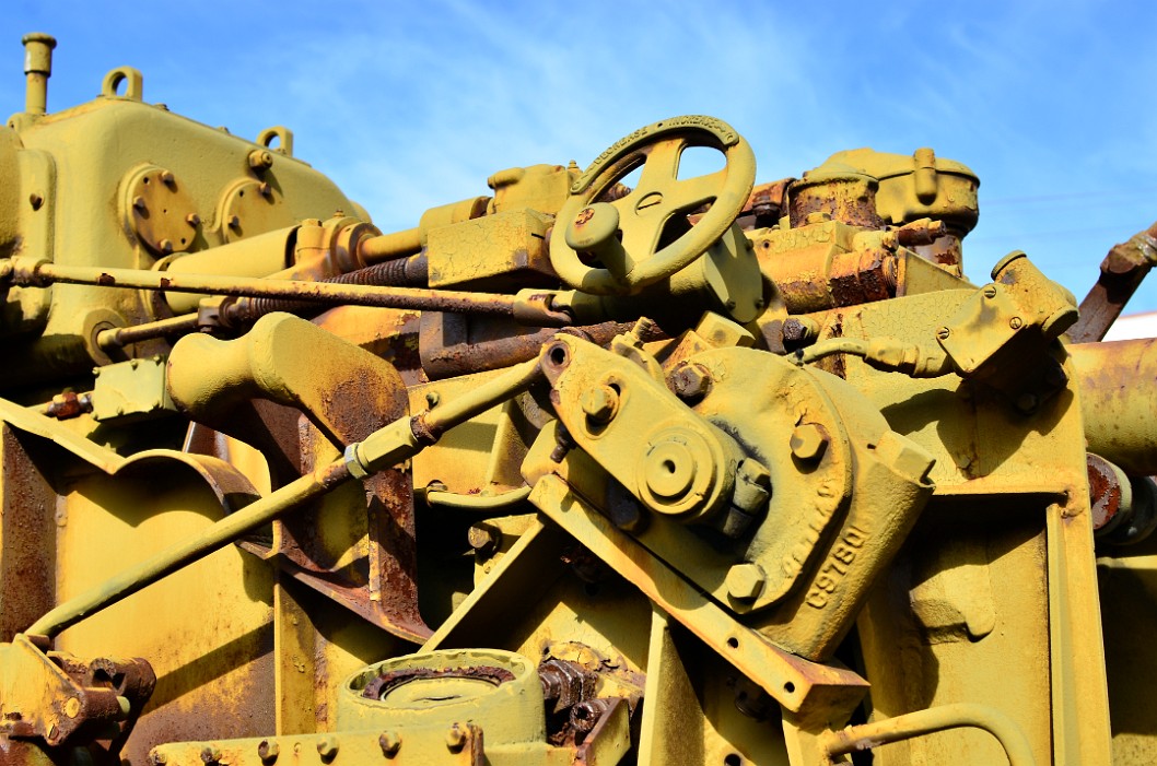 Wheels and Bolts on the Antiaircraft Gun Wheels and Bolts on the Antiaircraft Gun