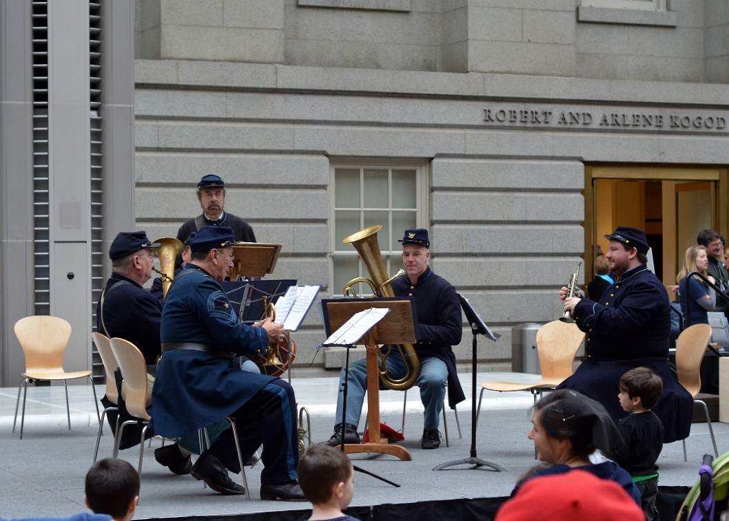 Civil War Brass Band Playing Civil War Brass Band Playing