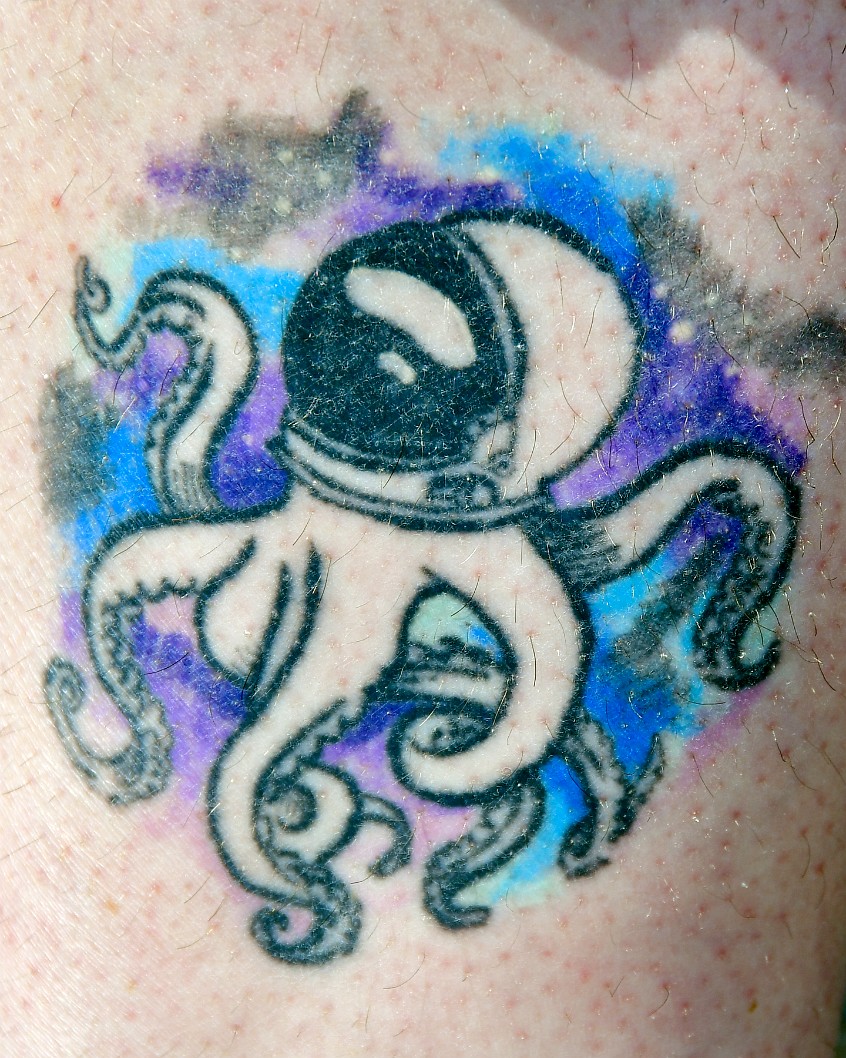 A Glorious Octopus in Space