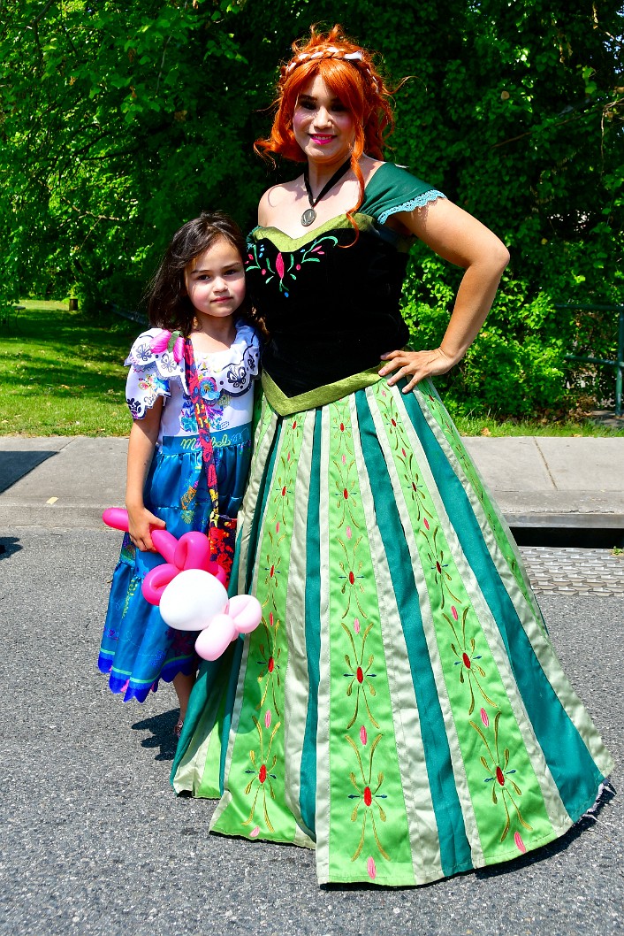 Encantos Mirabel Madrigal and Frozens Anna in Her Coronation Dress 1