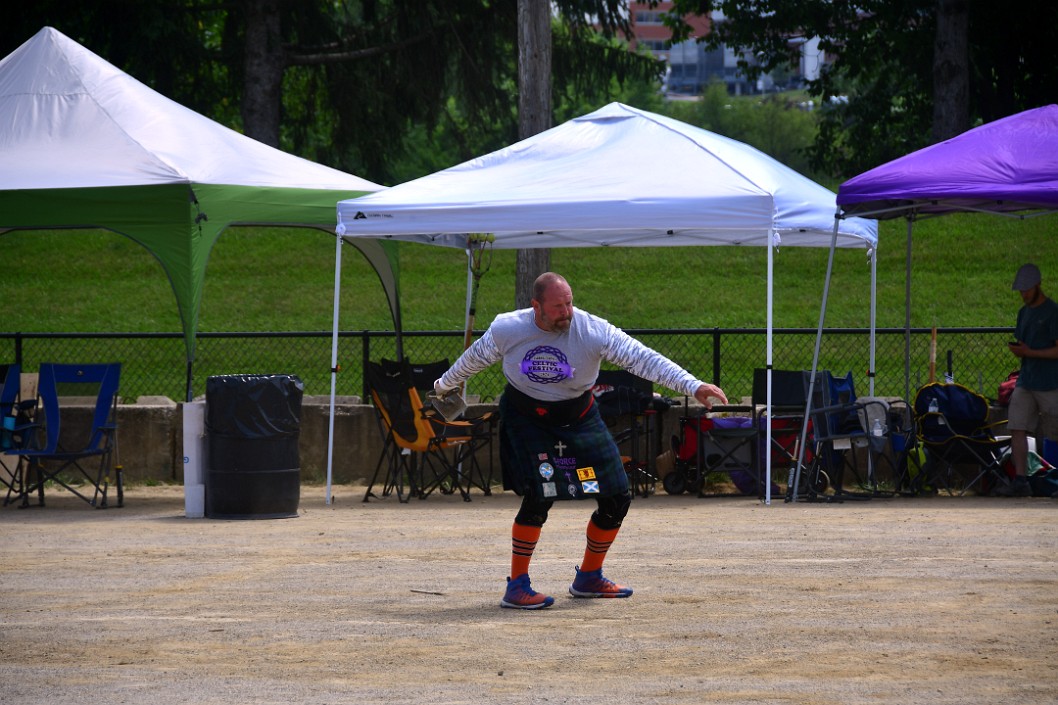 Hammer Throw Concentration