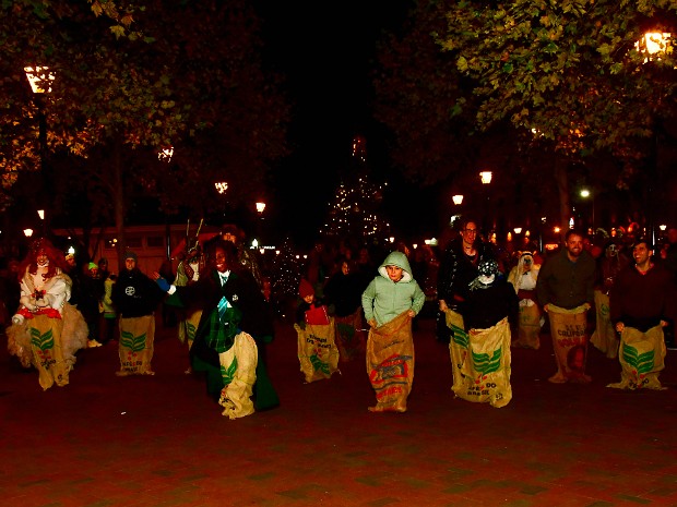 Naughty Sack Race