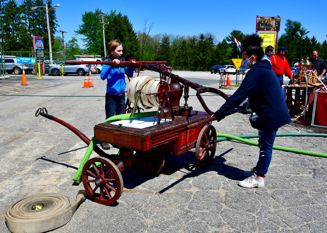 Pumping Water With an Old Fire Apparatus