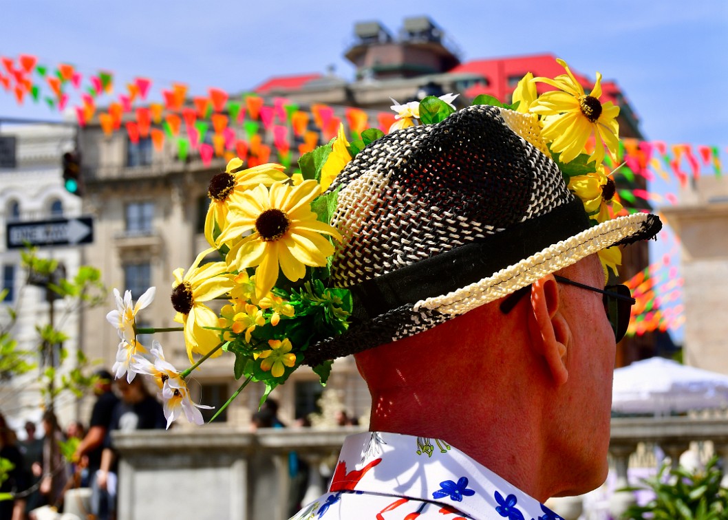 Hat Flowers and Penant Flags