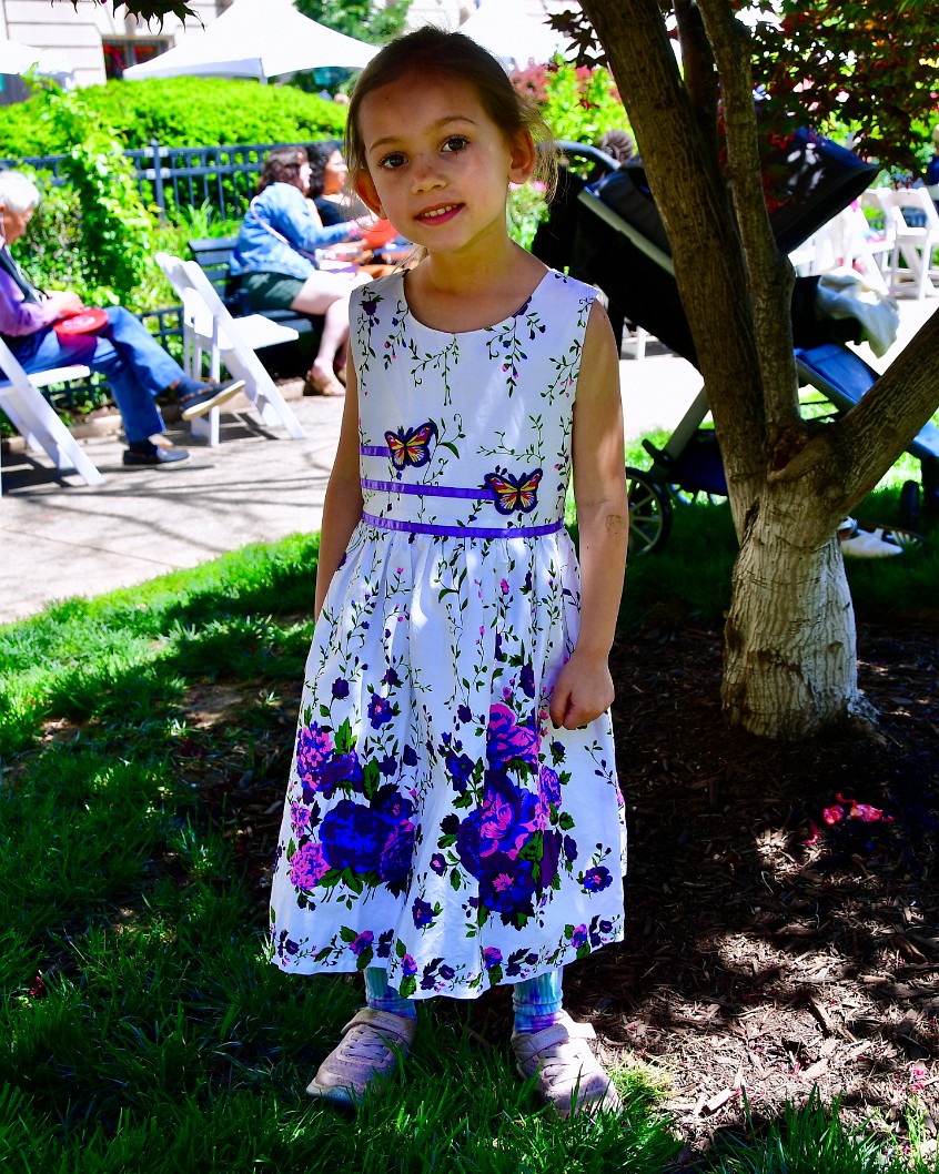 Xiomara in a Fabulous Butterfly Dress 1