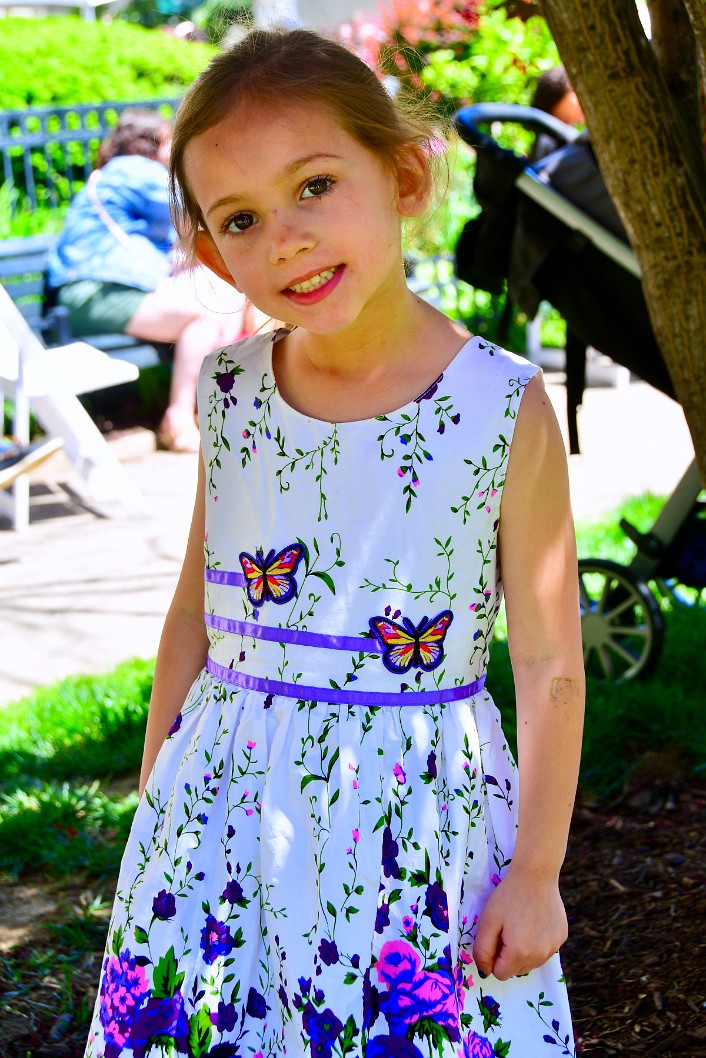 Xiomara in a Fabulous Butterfly Dress 2