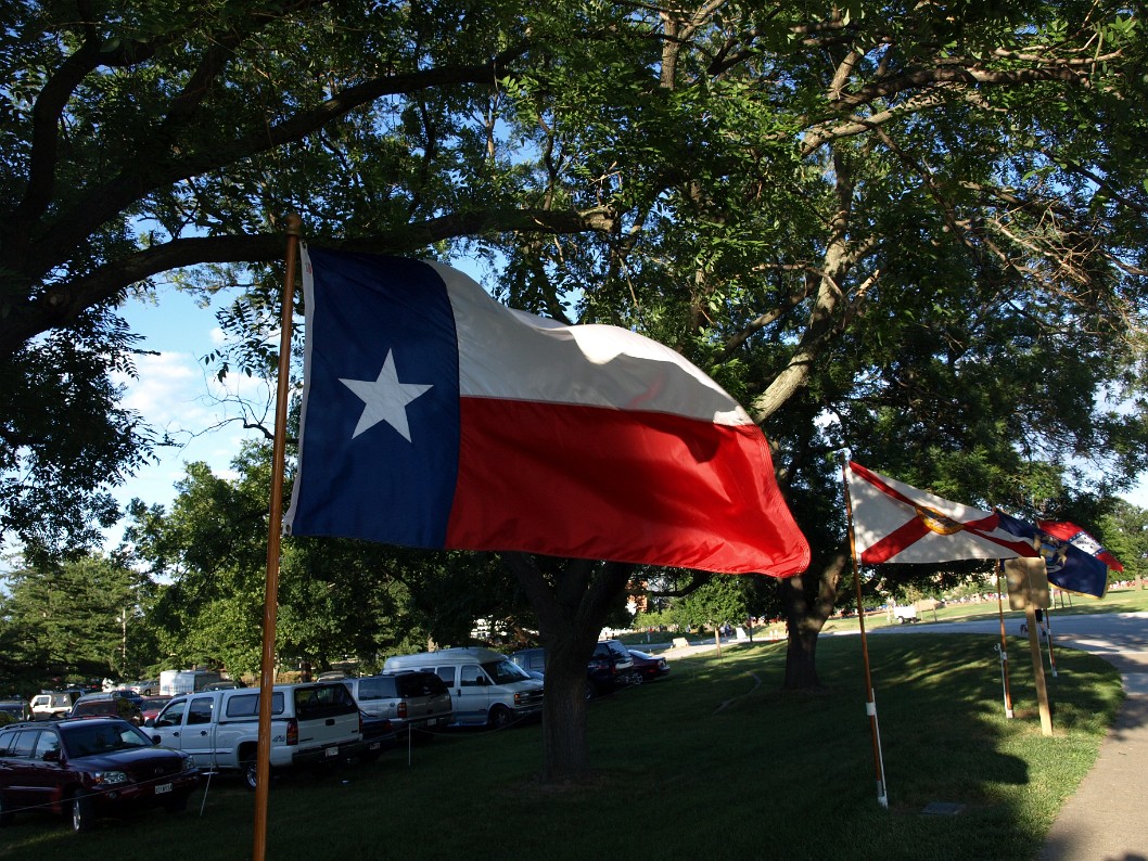 Texas in the Row of Flags Texas in the Row of Flags