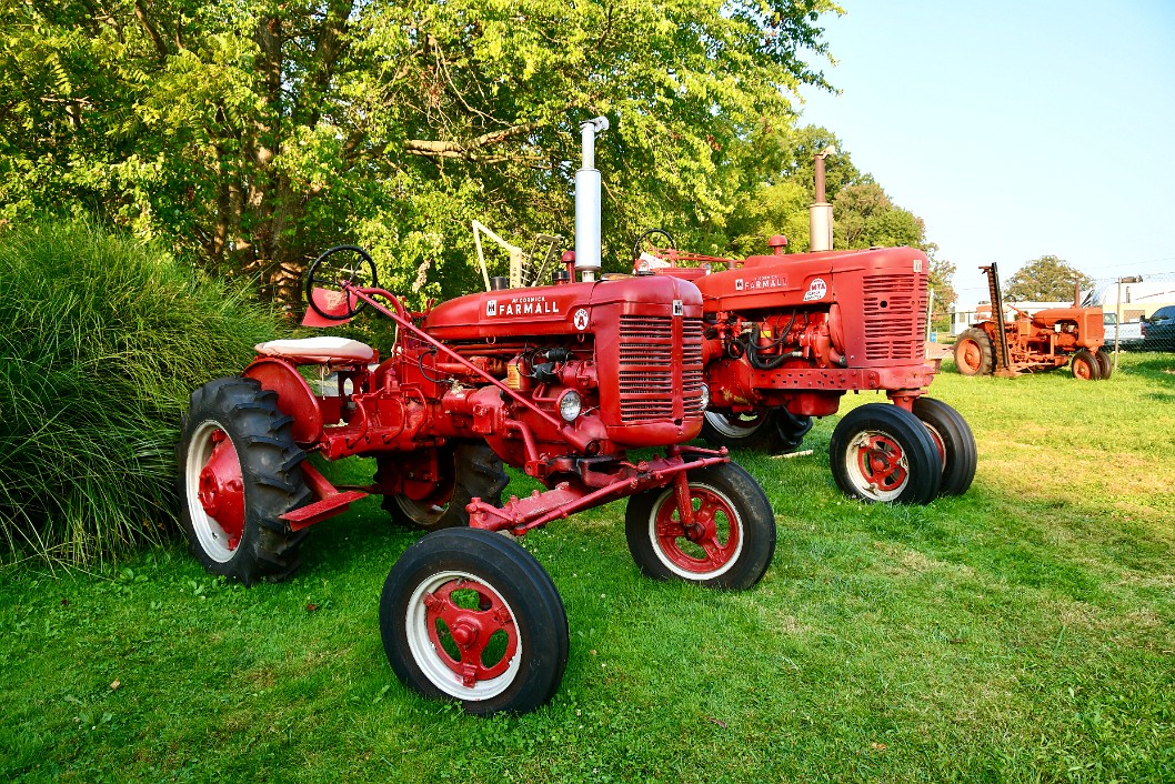 Red McCormick Farmall Tractors