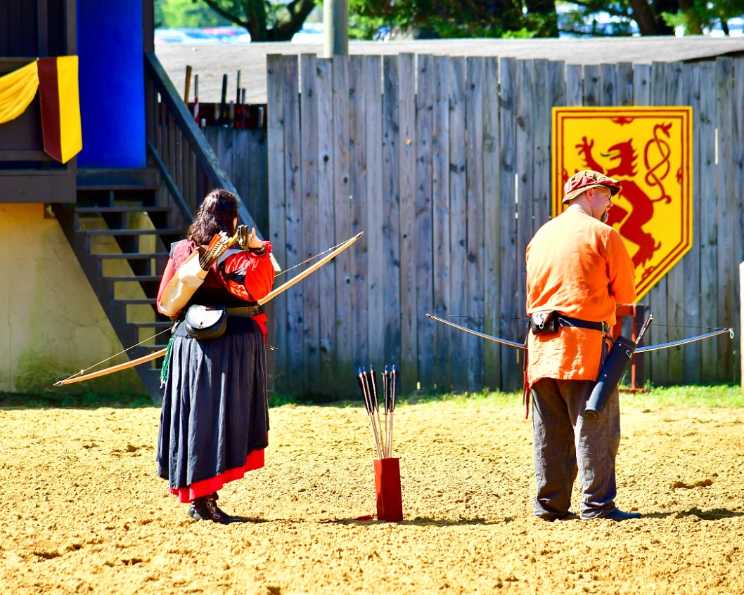 Longbow Archers at the Line