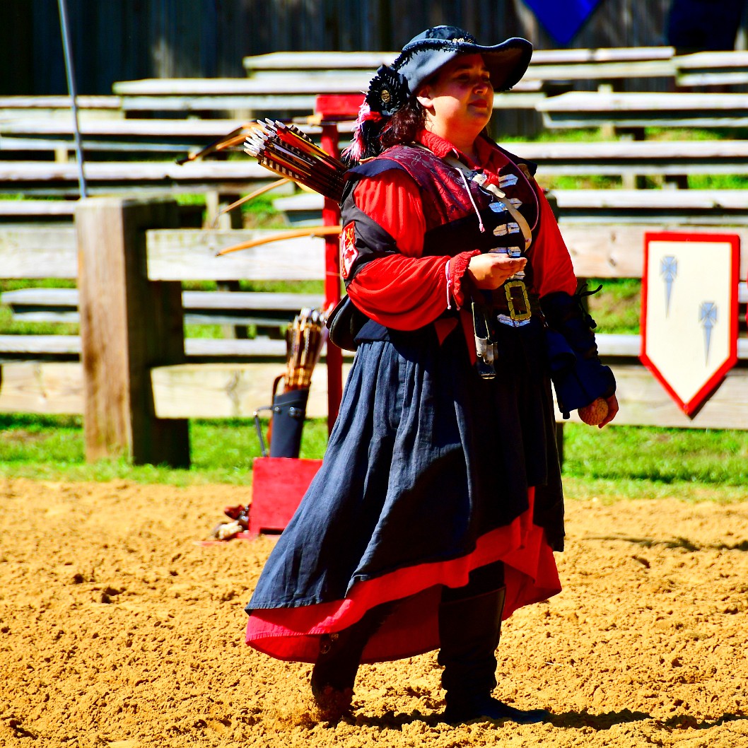 Militia Woman Returning to the Line