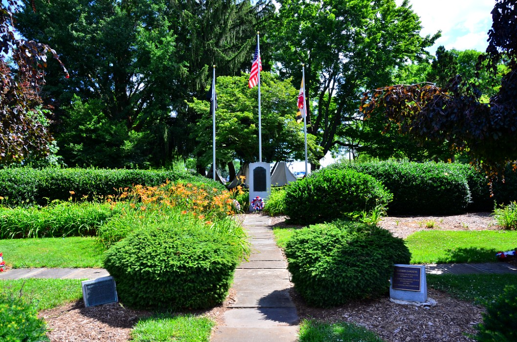 Flags and Flowers of Mather Gardens