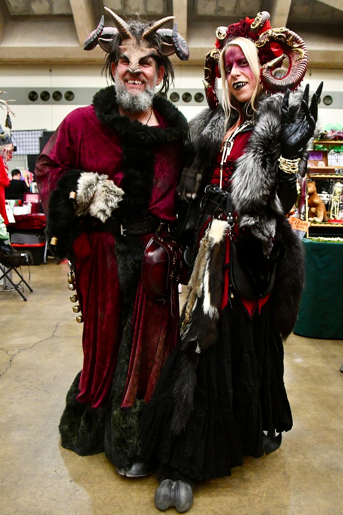 The Baltimore Krampus Couple Being Fabulous 3