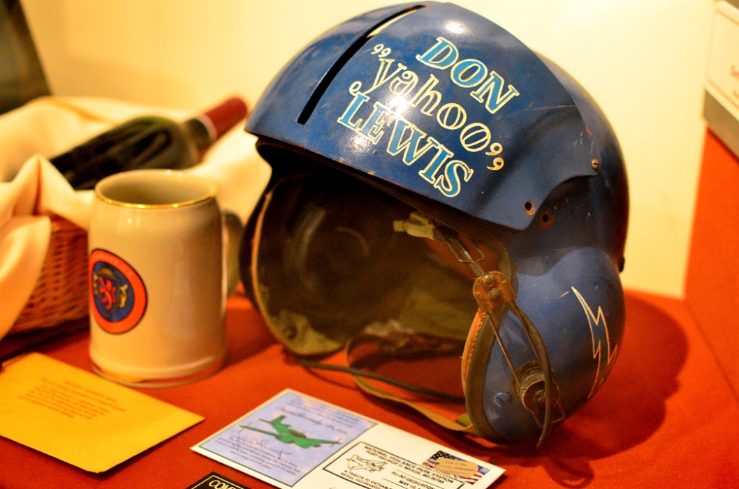 Don Yahoo Lewis Aircrew Helmet From the Caribou Don Yahoo Lewis Aircrew Helmet From the Caribou
