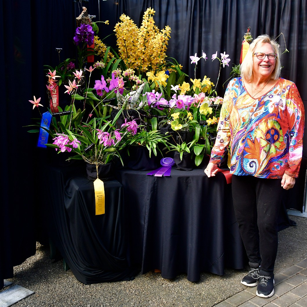 Eva and the Orchid Hobbyists of Delmarva Display 1